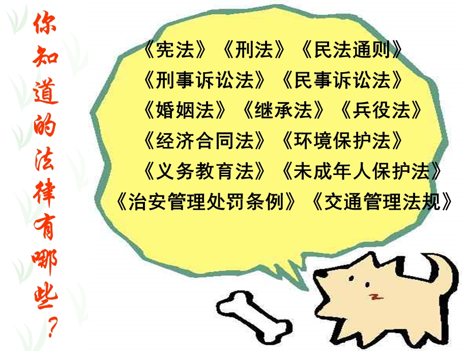 法律在我身边主题班会课件.ppt_第3页