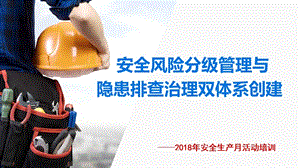 安全风险分级管理与隐患排查治理双体系创建学习培训课件.ppt