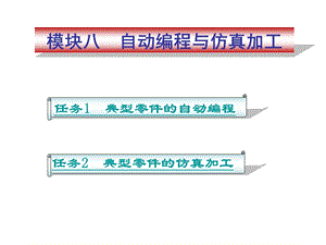 数控车床加工工艺与编程模块八课件.ppt