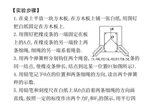 实验验证力的平行四边形定则课件.ppt