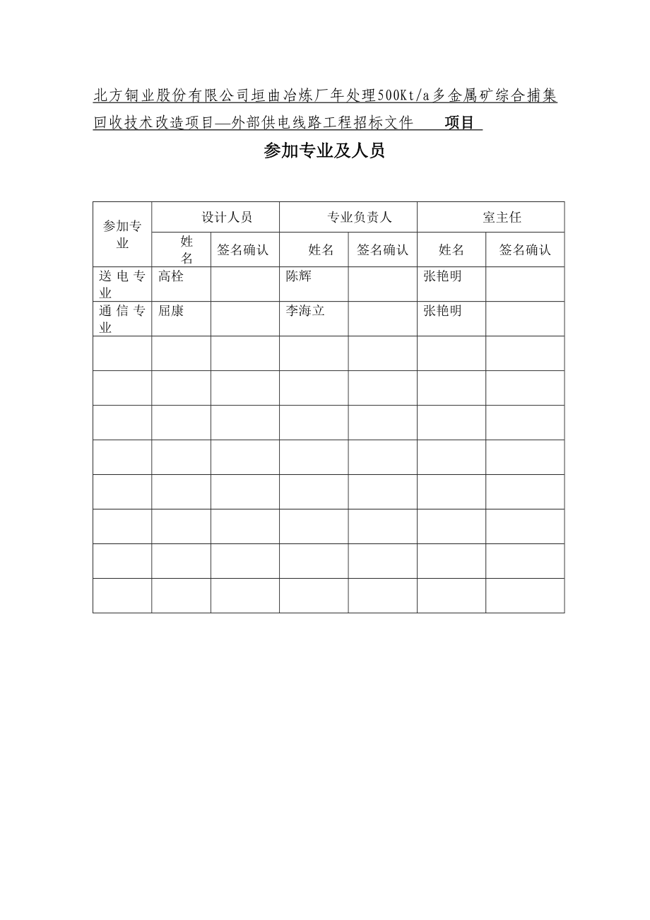 冶炼厂处理500Kta多金属矿综合捕集回收 技术改造项目—外部供电线路工程项目标书.doc_第3页