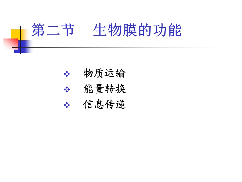 第二节生物膜的功能课件.ppt_第1页