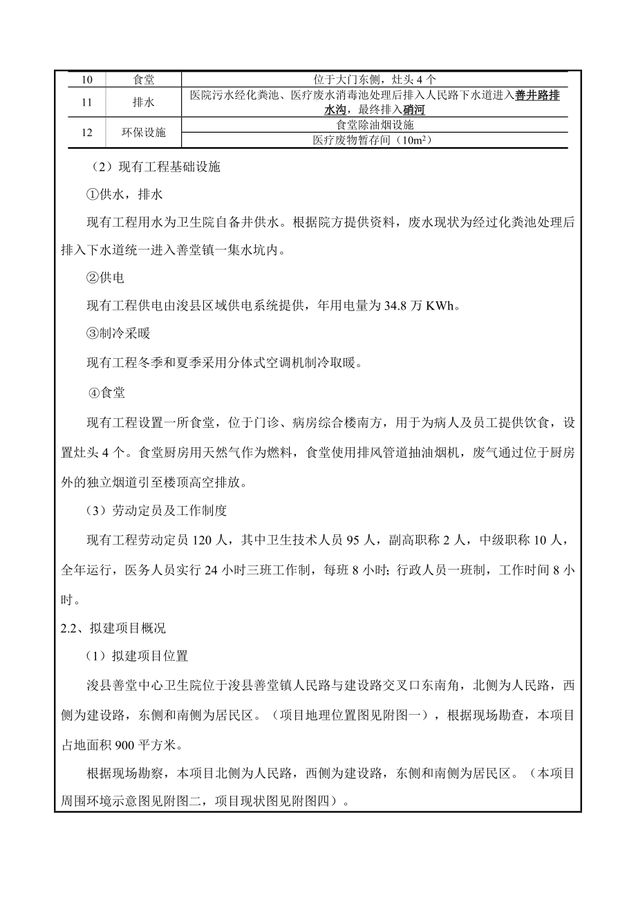 环境影响评价报告公示：浚县善堂中心卫生院公共卫生服务楼新建环评报告.doc_第3页