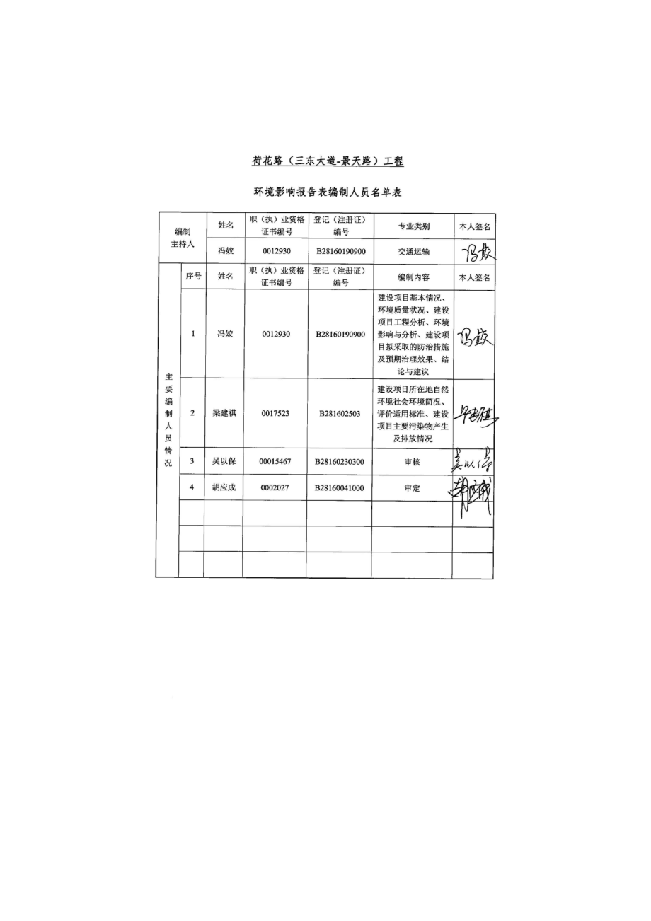 荷花路（三东大道～景天路）工程建设项目环境影响报告表.doc_第3页