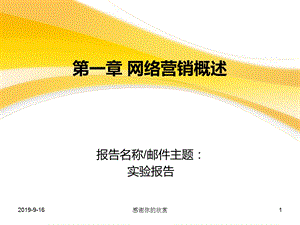 第一章网络营销概述的八个核心概念课件.ppt