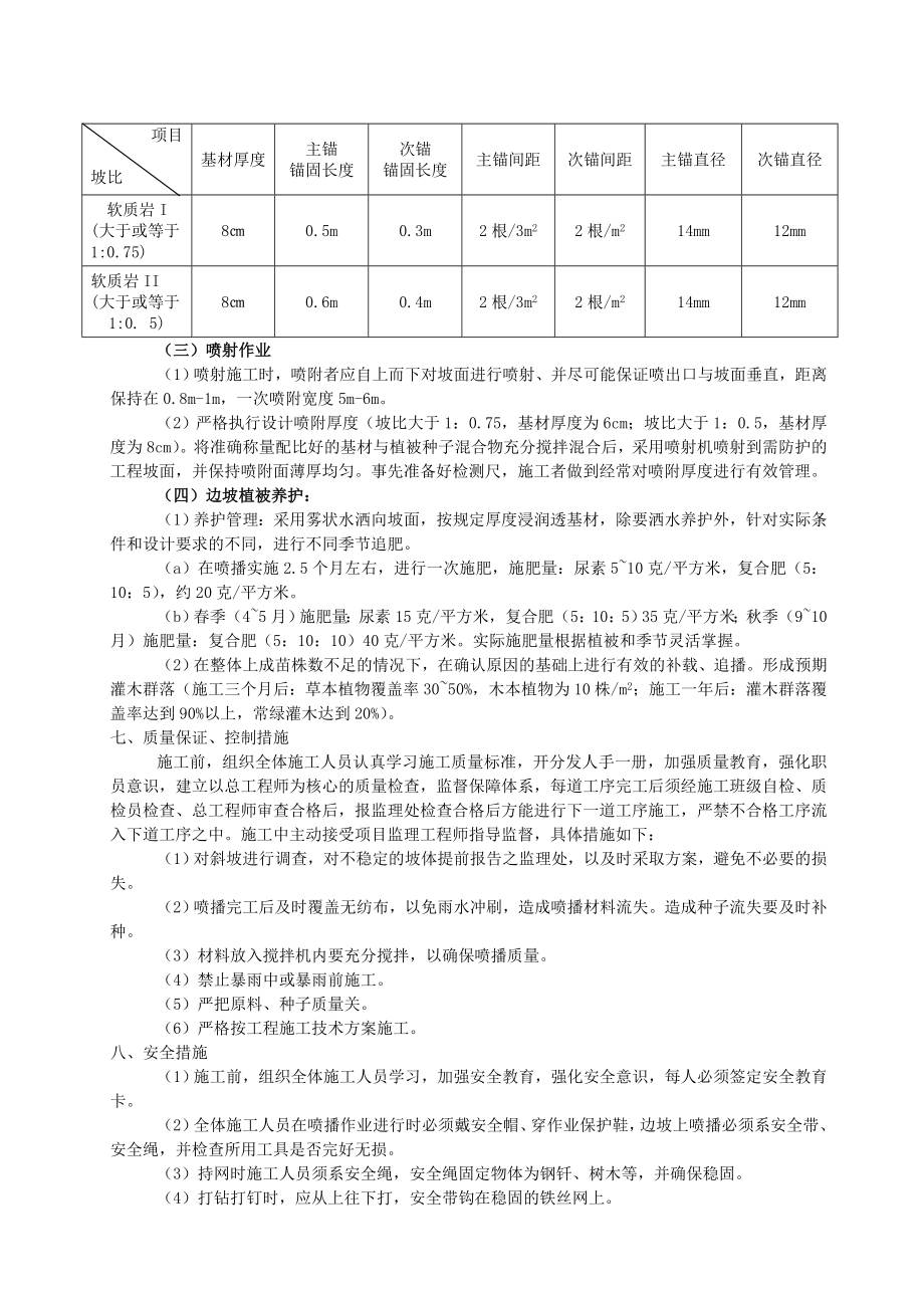 客土喷播绿化施工技术方案.doc_第3页