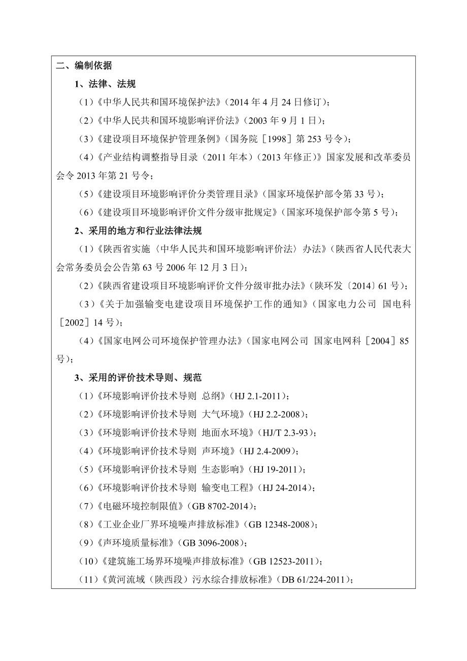 环境影响评价报告公示：发布西安软件园号kV输变电环评报告.doc_第2页