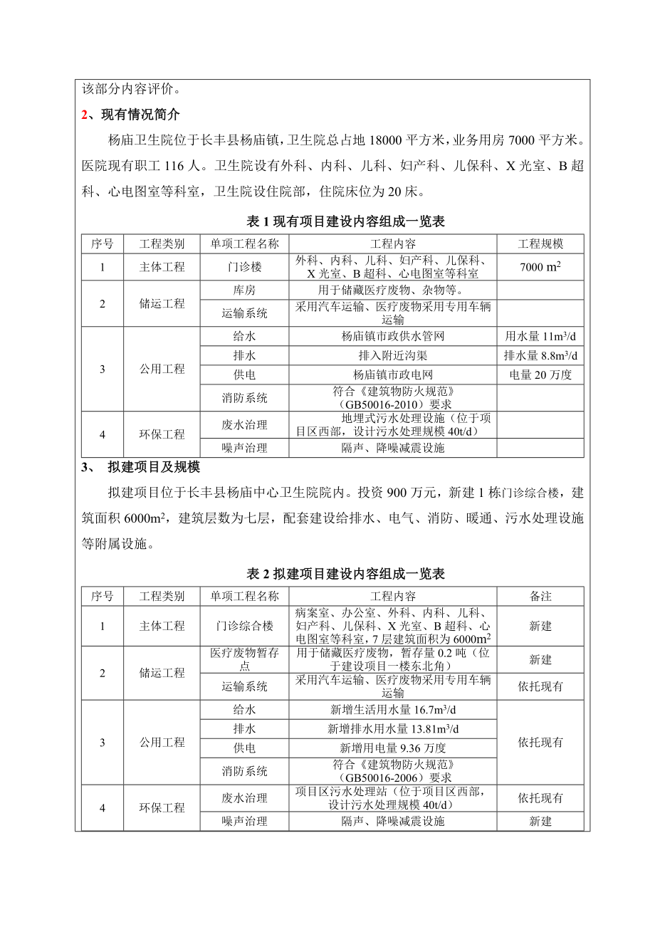 环境影响评价报告公示：杨庙中心卫生院门诊综合楼建设工程项目环境影响评价文件审批意见的公示69.doc环评报告.doc_第3页