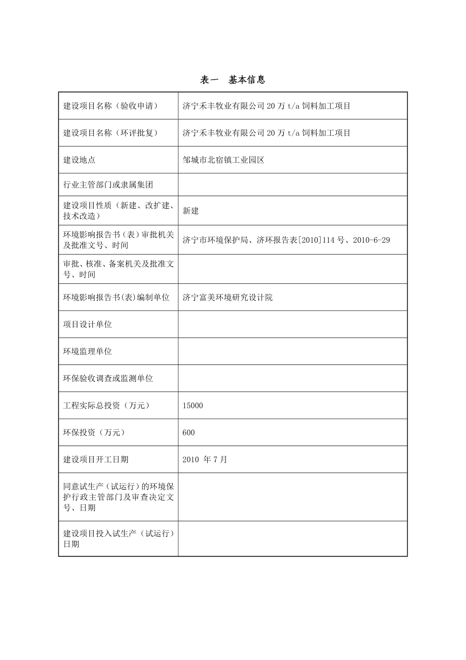 环境影响评价报告公示：禾丰牧业验收公告环评环评报告.doc_第3页