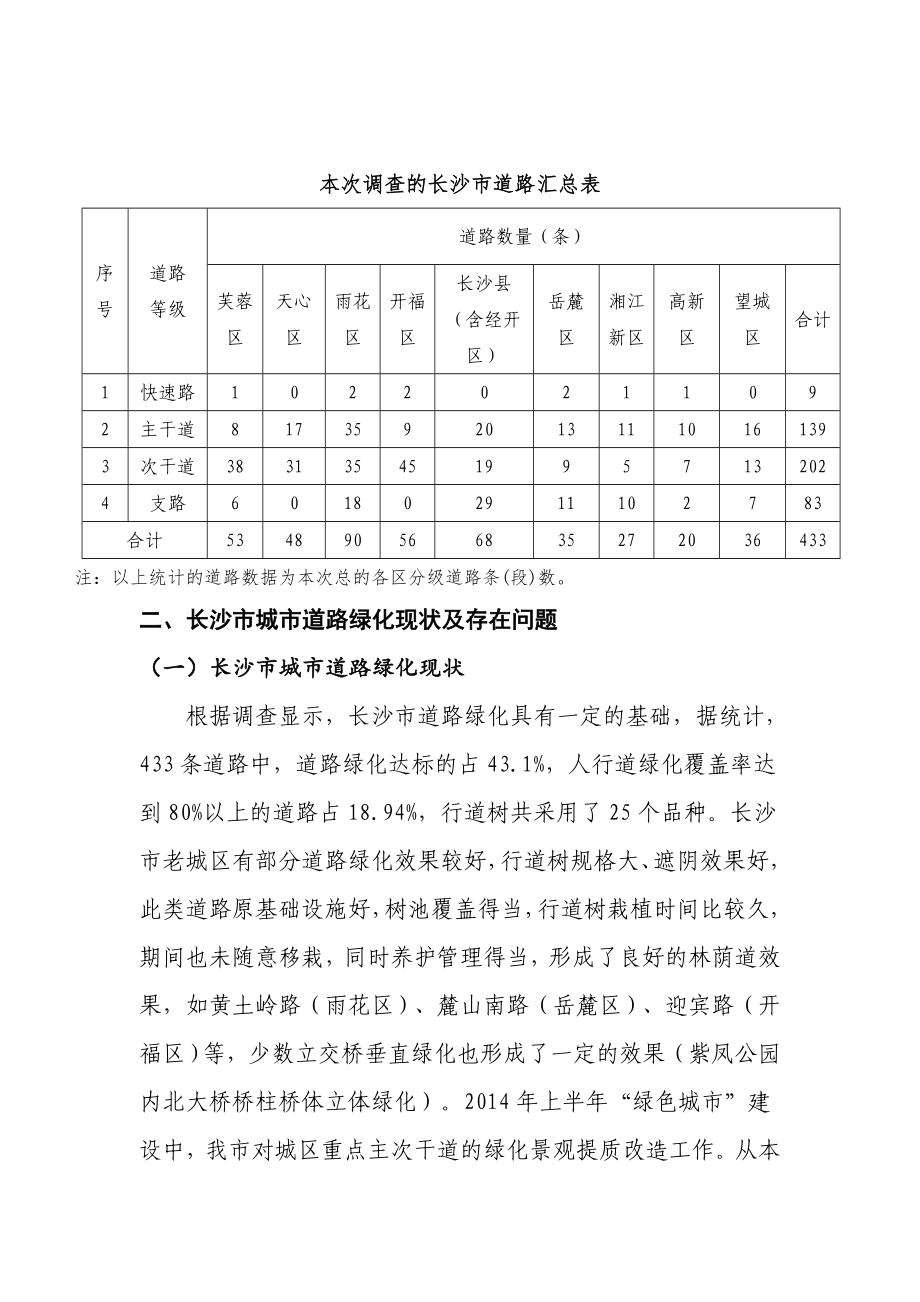 长沙市城市主要道路绿化现状.doc_第3页