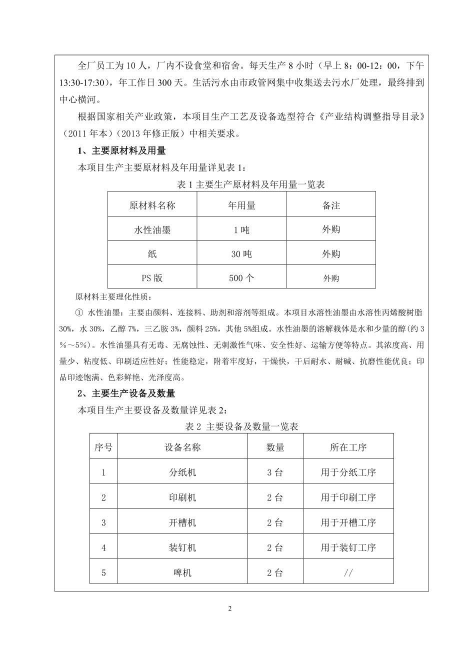 环境影响评价报告公示：荣邦包装新建建设地点广东省南头镇升辉南宏业路号建环评报告.doc_第3页