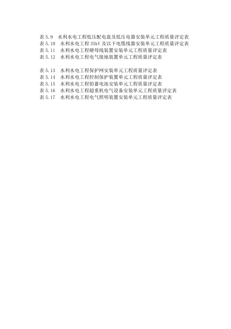 发电电气设备安装工程单元工程质量评定表.doc_第2页