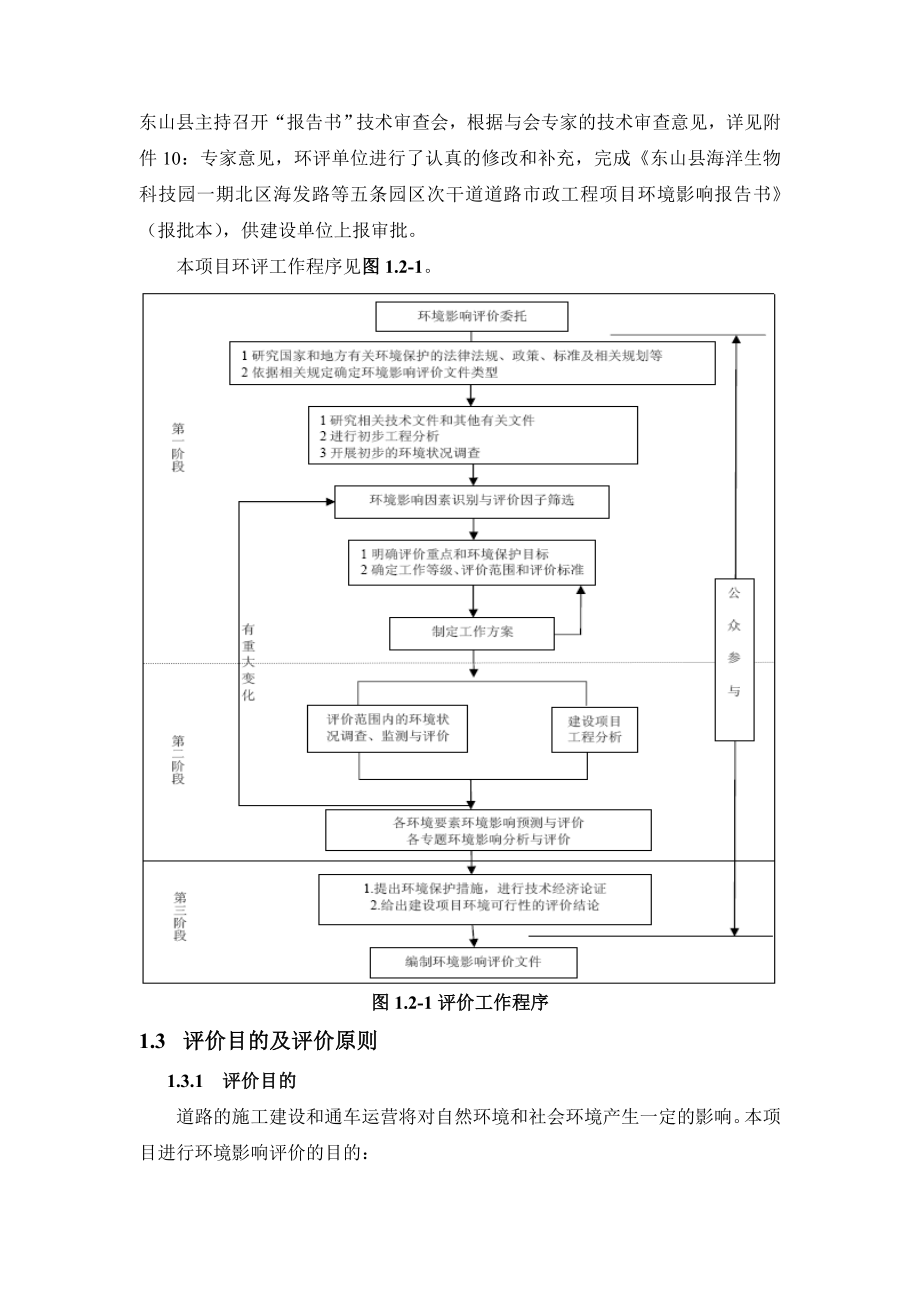 环境影响评价报告公示：东山经济技术开发区村镇创业园区建设发展东山县海洋生物科技园一期北区海发路等五条园区次干道环评报告.doc_第2页