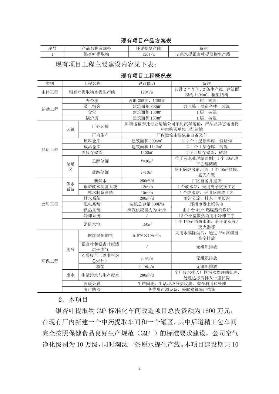 环境影响评价报告全本公示简介：111 邳州鑫源银杏纪要.doc_第2页