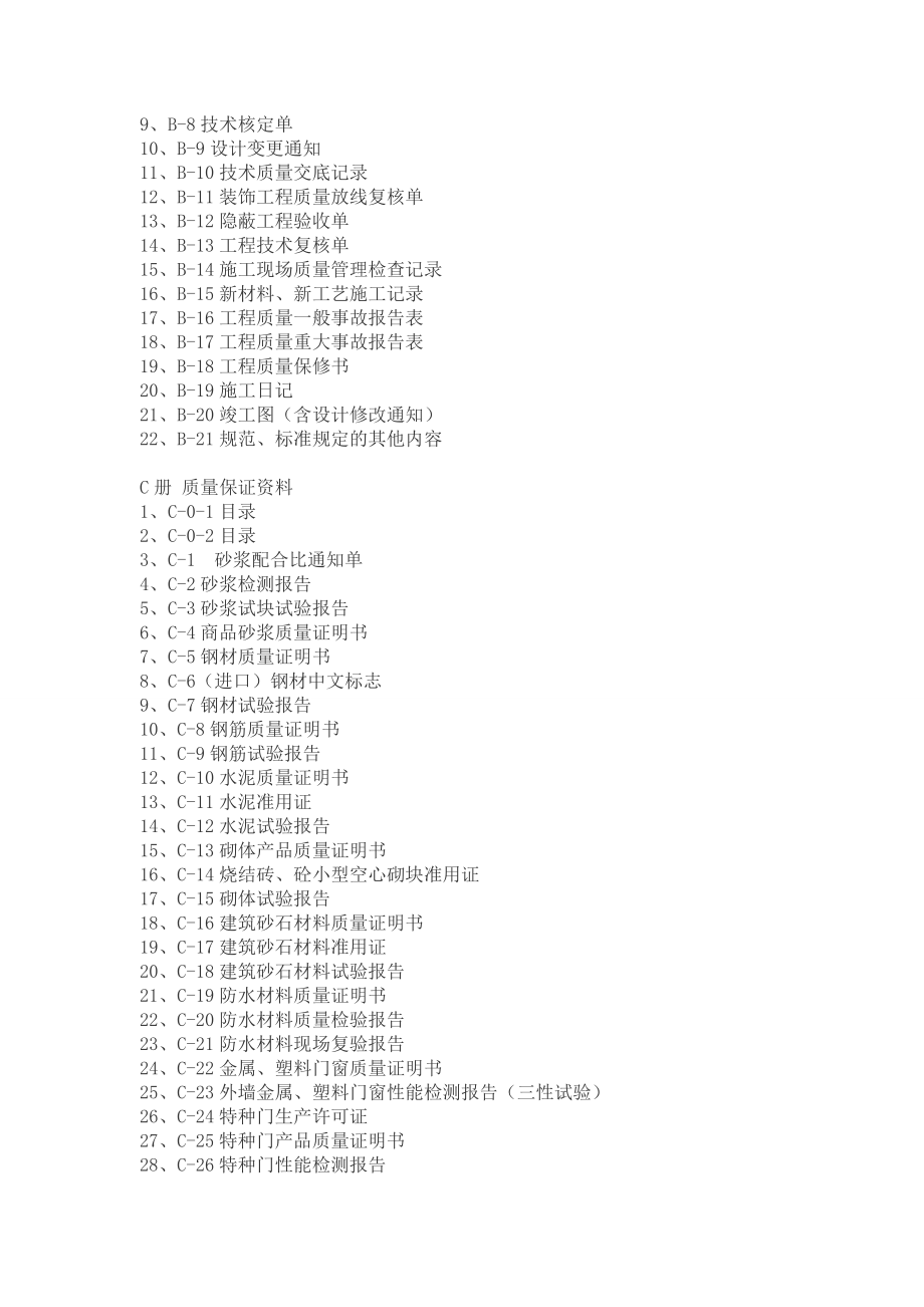 装饰工程资料整理目录.doc_第2页