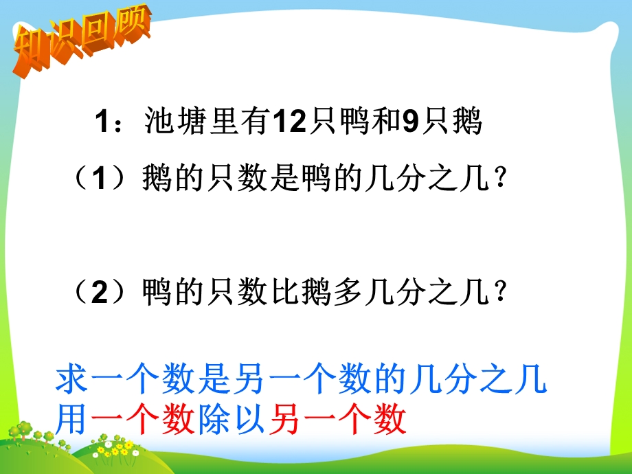 苏教版六年级数学上册《分数应用题》期末总复习ppt课件.ppt_第3页