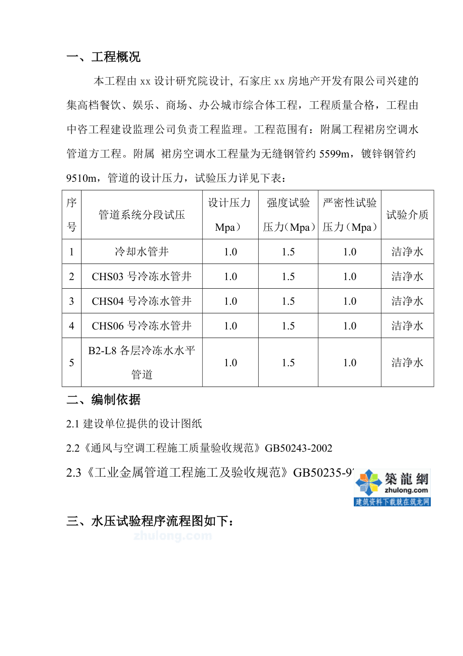 裙房空调水水压试验方案.doc_第2页