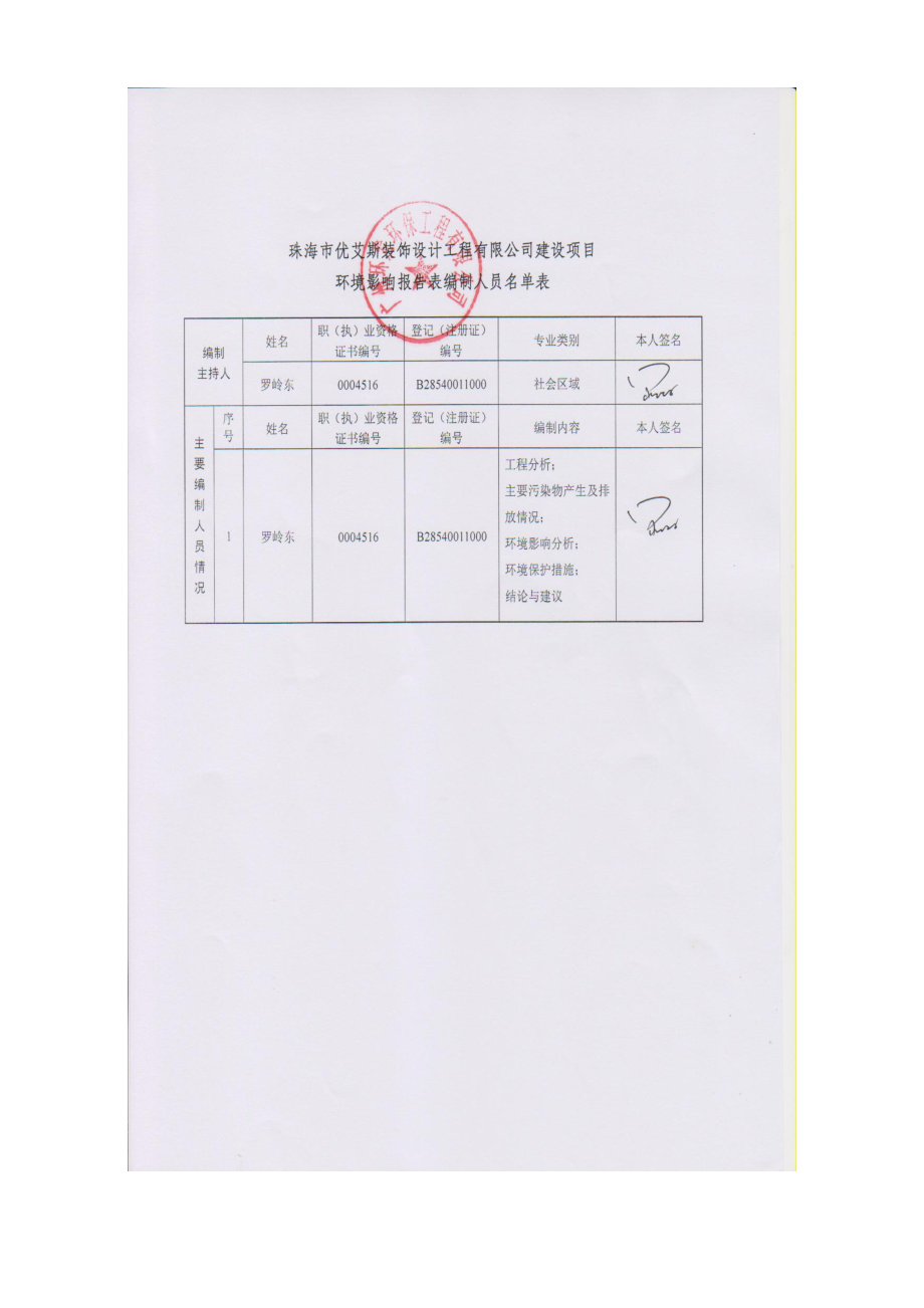 环境影响评价报告公示：珠海市优艾斯装饰设计工程建设的公告环评报告.doc_第3页