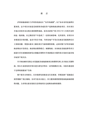 [房地产]泸州绿地商城策划报告(doc 114页).doc