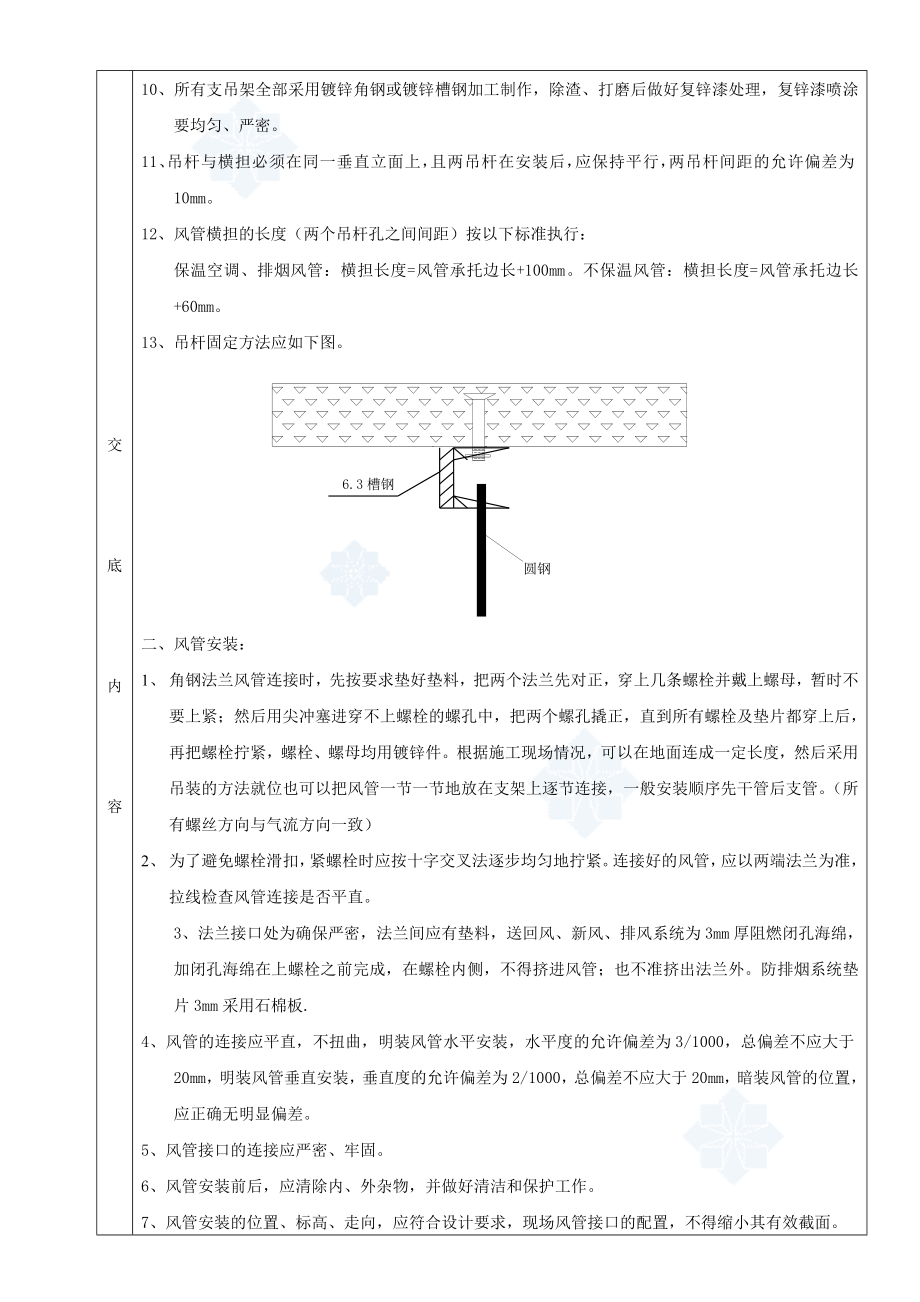 工厂项目通风风管安装技术交底（示意图丰富）.doc_第2页