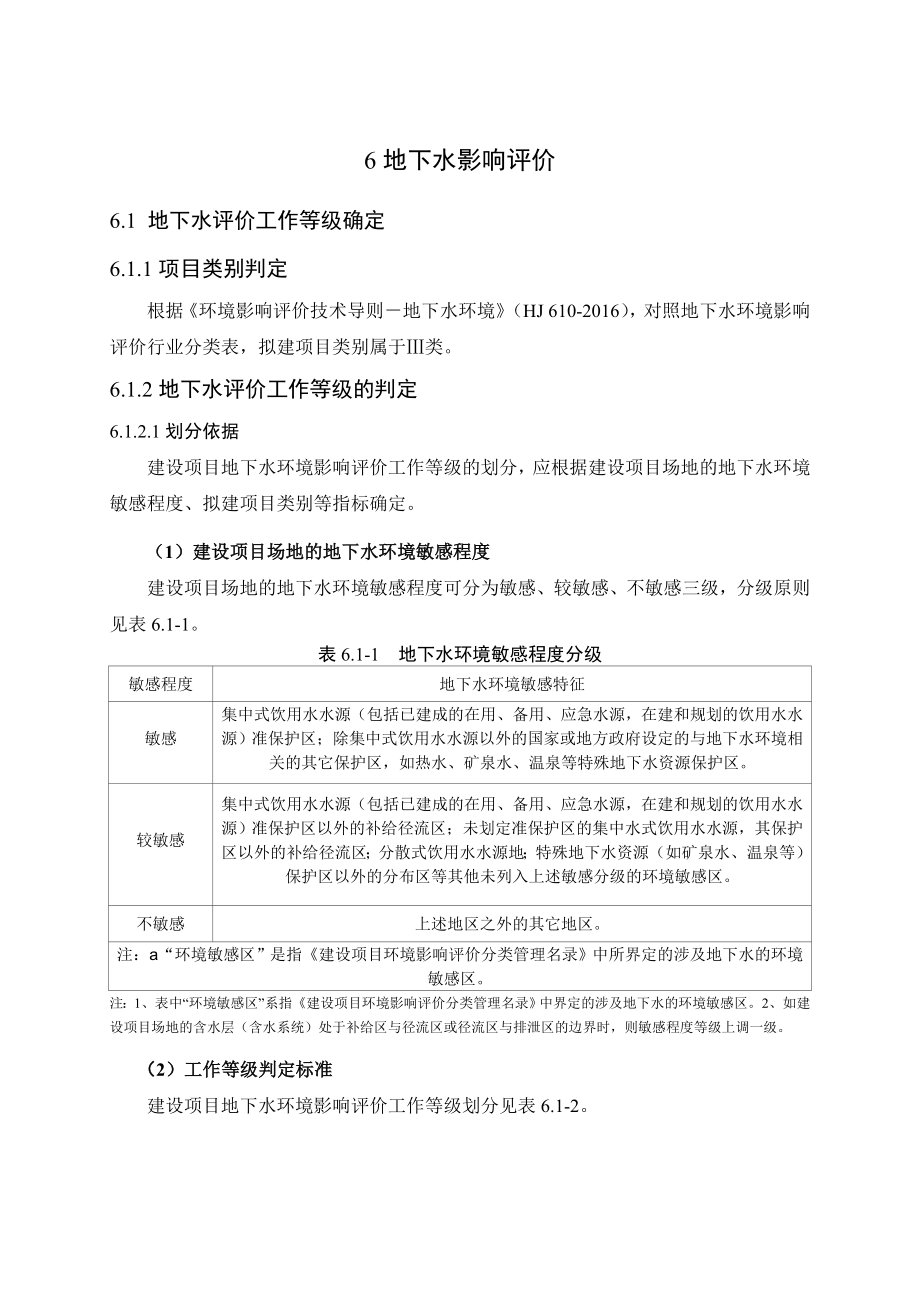 环境影响评价报告公示：皮草地下水环境影响分析环评报告.doc_第1页