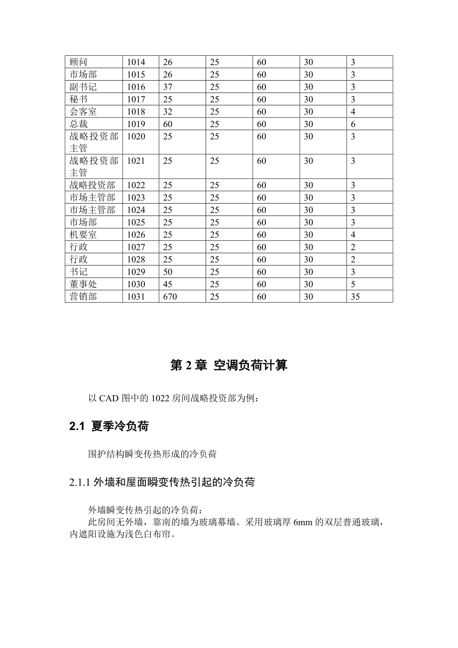 《空调设计》课程设计商务楼一层的空调系统设计（仅设计夏季工况）.doc_第3页