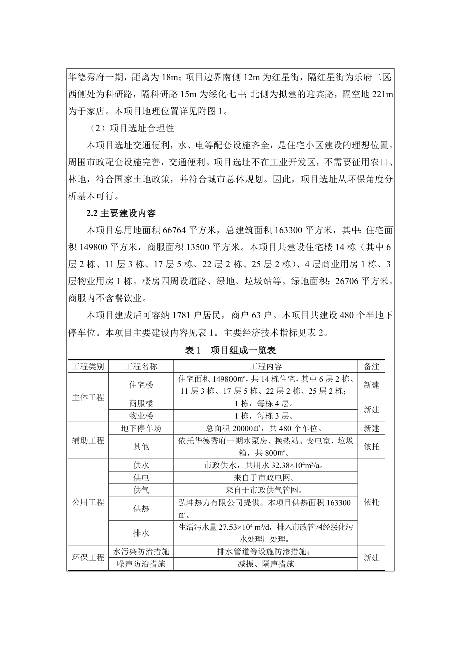 环境影响评价报告公示：华德秀府二工程环评报告.doc_第3页