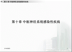 第十章中枢神经系统感染性疾病课件.ppt