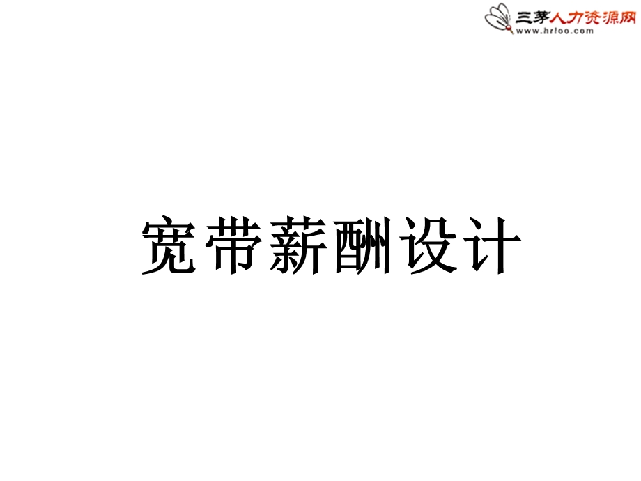 公司宽带薪酬体系设计方案课件.ppt_第1页