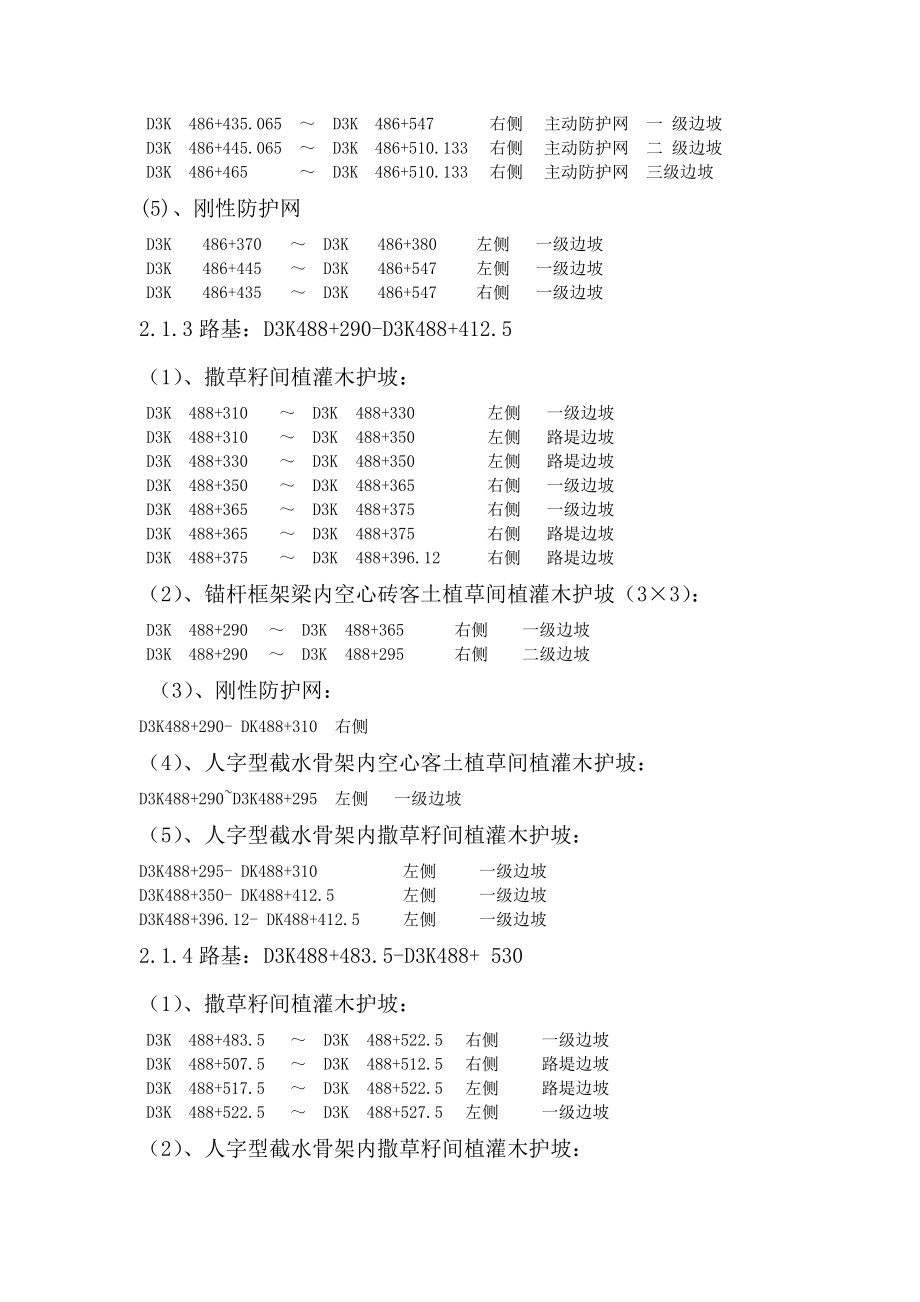 路基边坡防护施工方案MicrosoftWord文档.doc_第3页