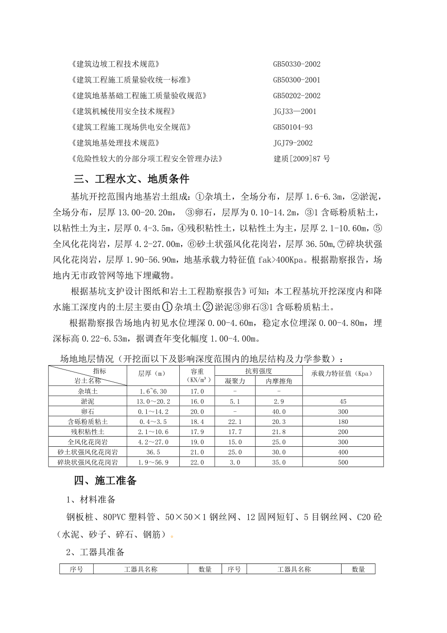 土方开挖及基坑支护施工方案.doc_第3页