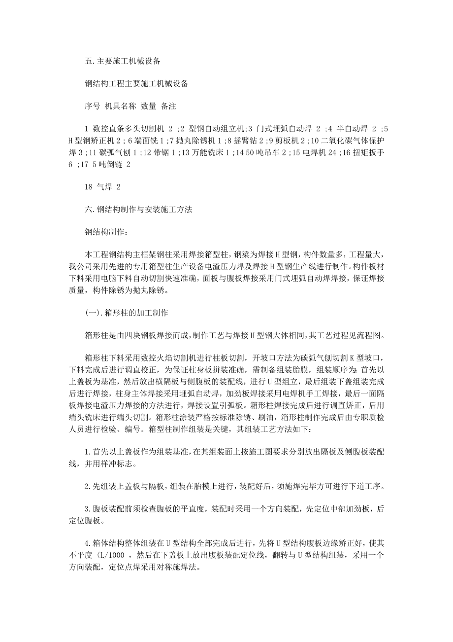 购物中心钢结构施工方案.doc_第2页