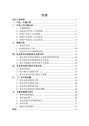 设施规划与物流分析课程设计.doc