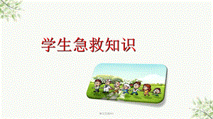 小学生急救知识讲座PPT课件.ppt