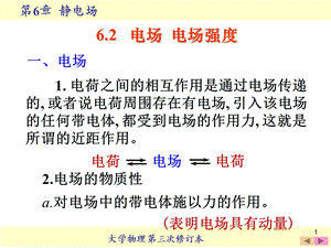 大学物理静电场电场强度课件.ppt