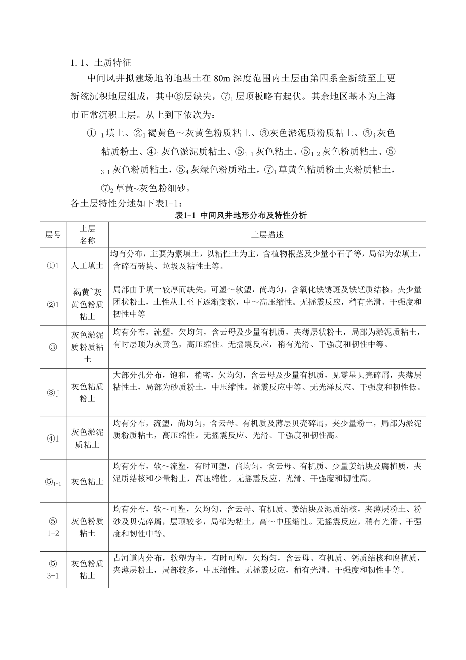 轨道交通线工程站中间风井地墙施工组织设计.doc_第2页