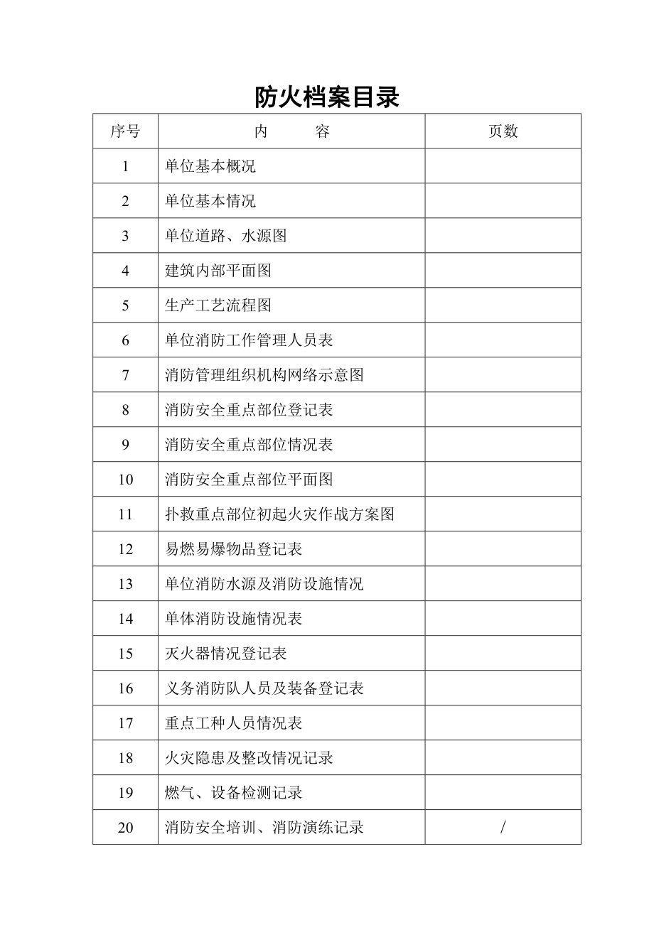 防火档案消防档案资料.doc_第2页