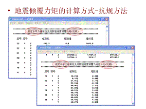 地震倾覆力矩的计算课件.ppt