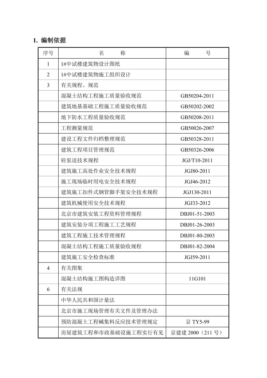 混凝土施工方案(长城杯).doc_第2页