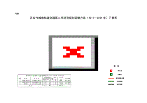 西安市城市轨道交通第二期建设规划调整方案（～2021）示意图.doc