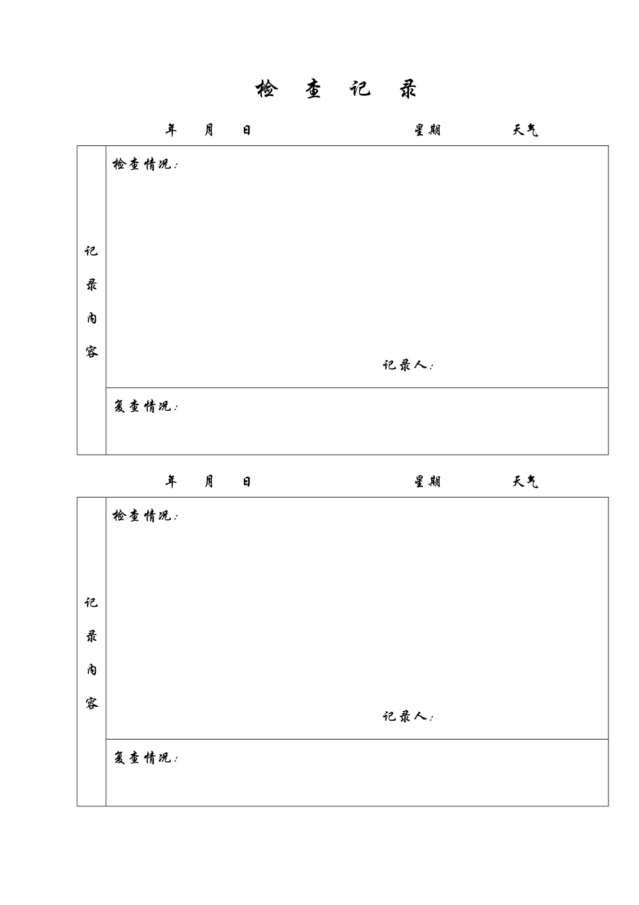 配电房日常巡查记录.doc_第3页