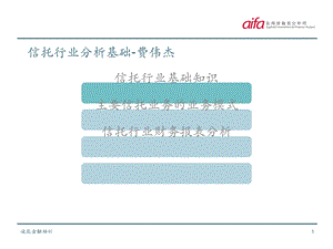 信托行业分析基础讲义课件.ppt