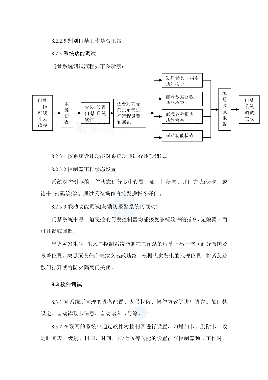 门禁管理系统施工方案及调试方案.doc_第3页