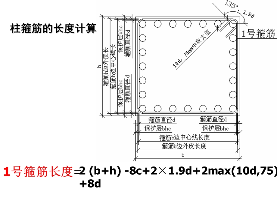 柱箍筋长度以及根数计算公式方案课件.ppt_第1页