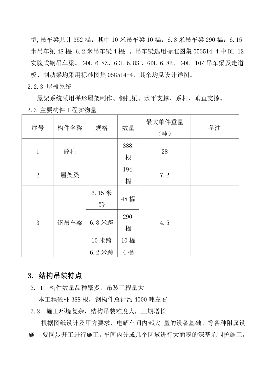 营口忠旺项目构件吊装方案.doc_第2页