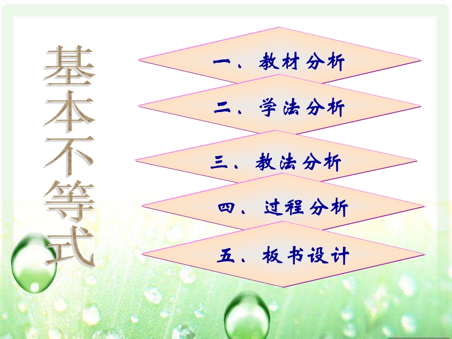 基本不等式说课ppt课件.ppt_第1页