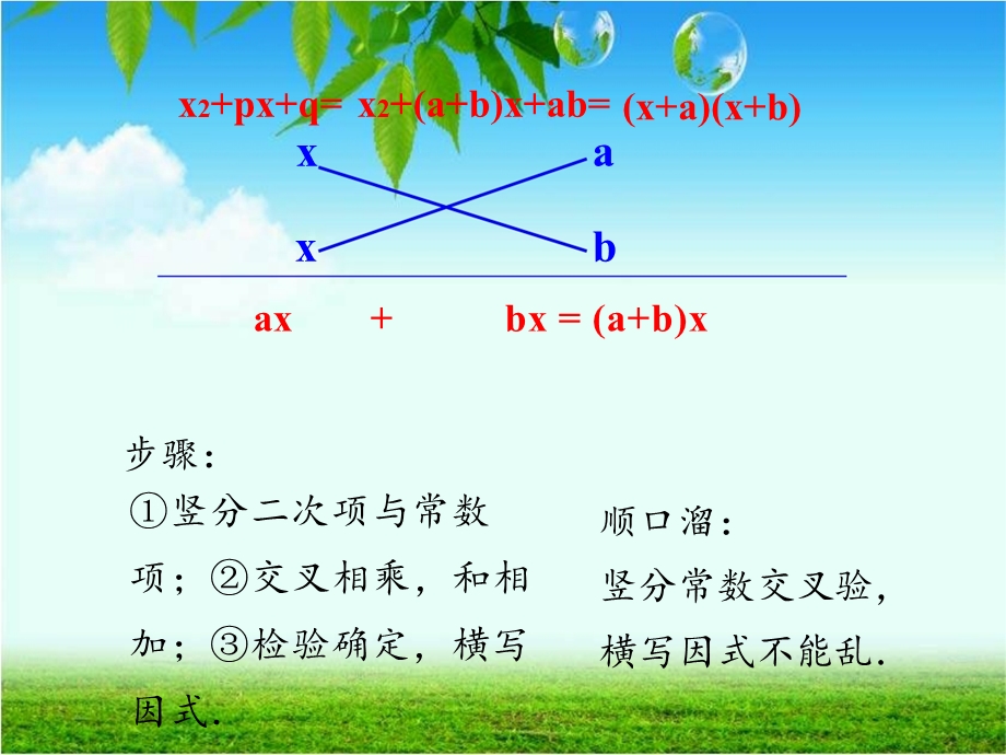 十字相乘法因式分解-ppt课件.pptx_第3页