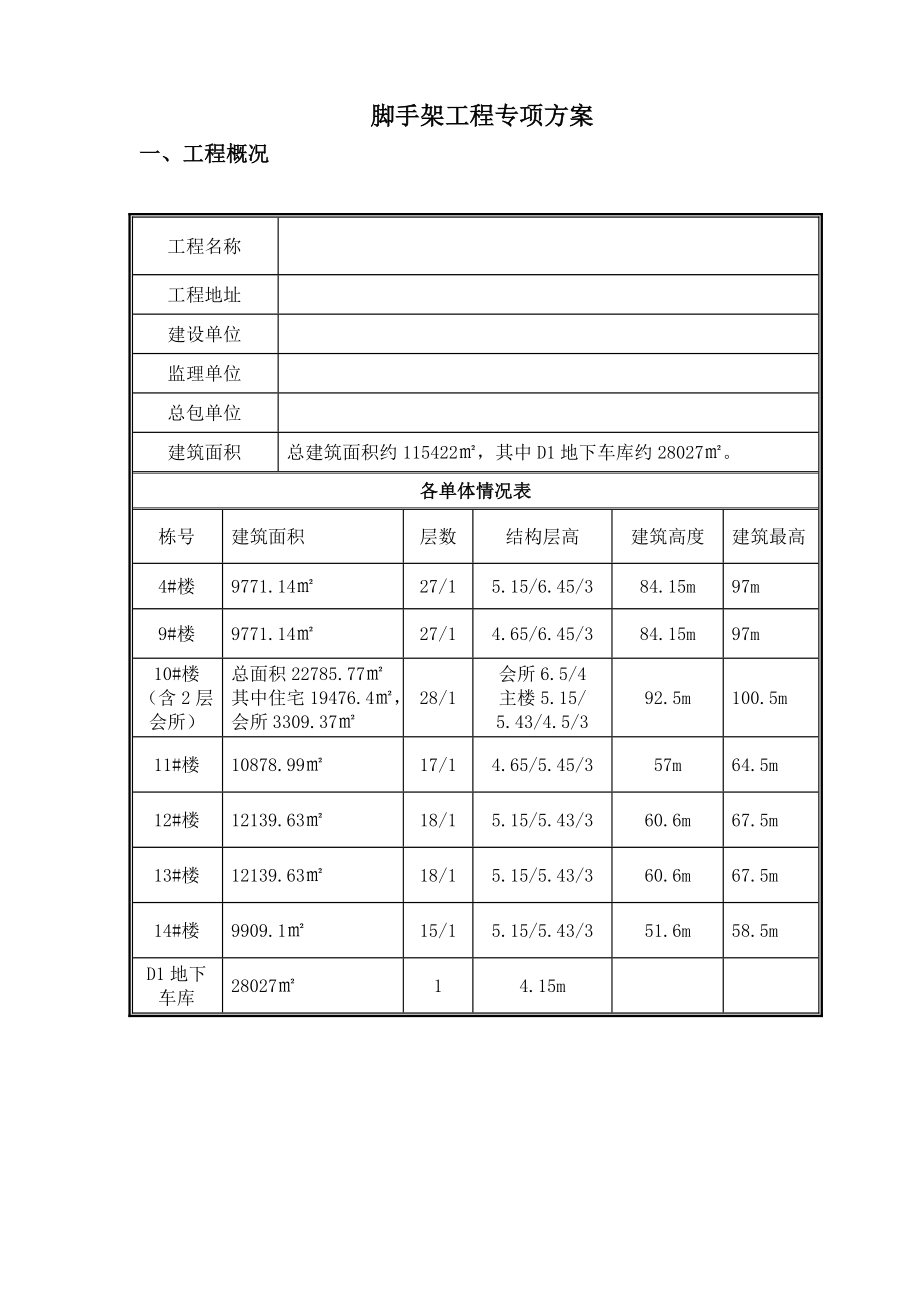 脚手架工程专项方案.doc_第1页