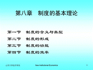 制度的基本理论分析课件.ppt