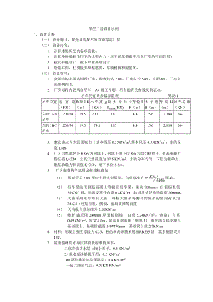 毕业设计之单层厂房设计实例.doc